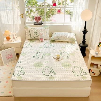 91家纺网 家纺一手货源 找家纺 （总）佰亿莱2024新款小清新印花乳胶凉席