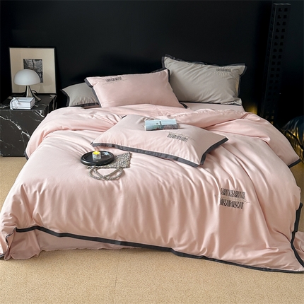 91家纺网 家纺一手货源 找家纺 （总）名品优仓 2024新款全棉刺绣四件套-柏菲克