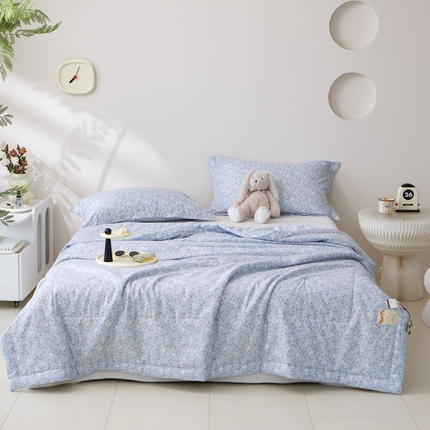 91家纺网 家纺一手货源 找家纺 （总）33家纺 2024新款芙蓉棉印花夏被夏凉被空调被子