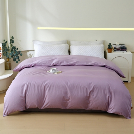 91家纺网 家纺一手货源 找家纺 （总）凯磊家纺 2024新款高支高密.纯色南汐系列单被套