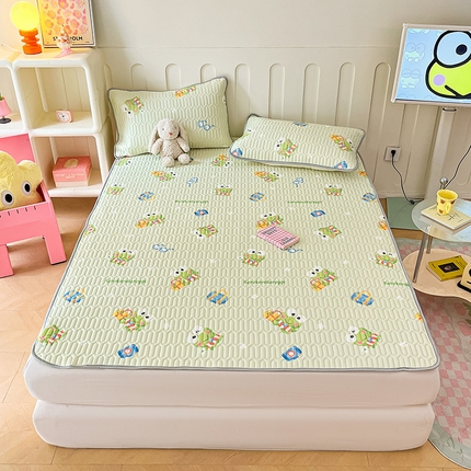 91家纺网 家纺一手货源 找家纺 （总）金爱家 2024新款A类三丽鸥高品质可组合凉感丝乳胶席牛奶丝针织棉软糯夏被四件套