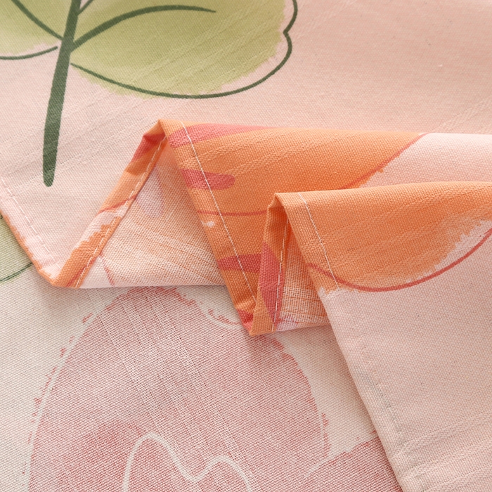 91家纺网 家纺一手货源 找家纺 金泰莱 2025新款三枚段条卷边老粗布凉席三件套床单套件 花恋曲 原棉款