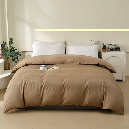 91家纺网 家纺一手货源 找家纺 （总）凯磊家纺 2024新款高支高密.纯色南汐系列单被套