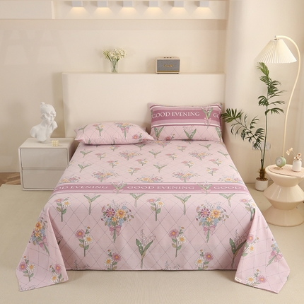 91家纺网 家纺一手货源 找家纺 （总）金泰莱 2025新款三枚段条卷边老粗布凉席三件套床单套件