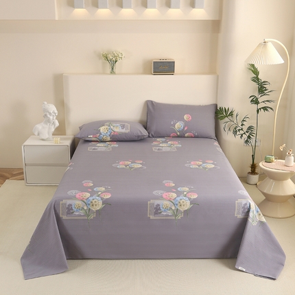 91家纺网 家纺一手货源 找家纺 （总）金泰莱 2025新款三枚段条卷边老粗布凉席三件套床单套件