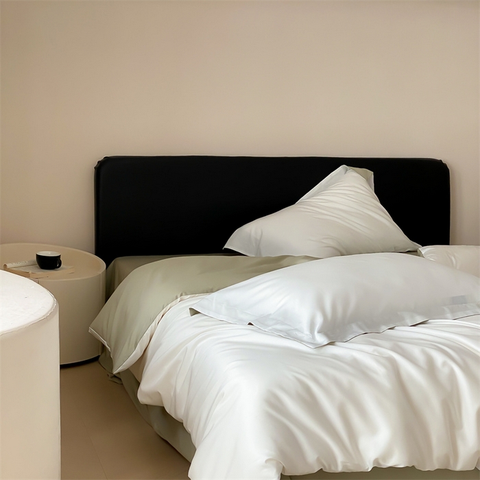 91家纺网 家纺一手货源 找家纺 荣轩家纺   2024年新款天丝棉四件套 遇见-奶茶绿