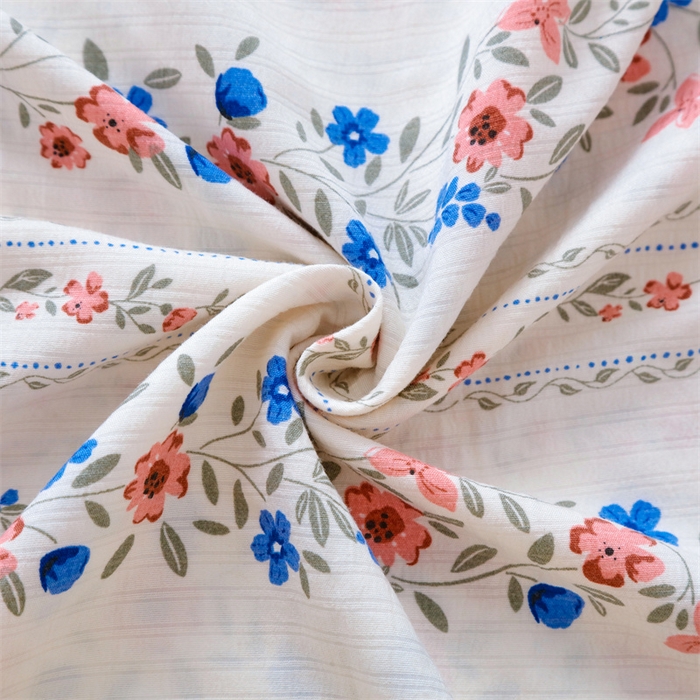 91家纺网 家纺一手货源 找家纺 北辰 2024新款印花水洗棉天竺棉隔脏睡袋 韩式小花