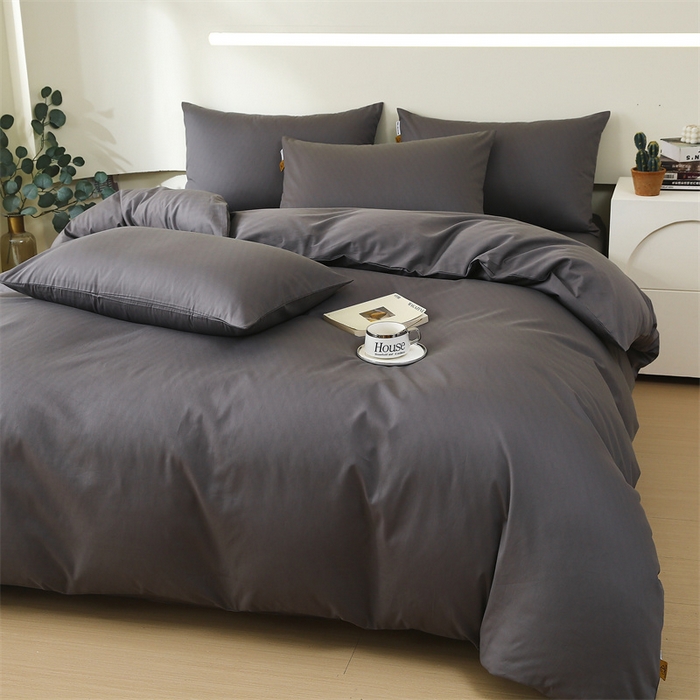 91家纺网 家纺一手货源 找家纺 （总）凯磊家纺 2024新款高支高密.纯色南汐系列四件套