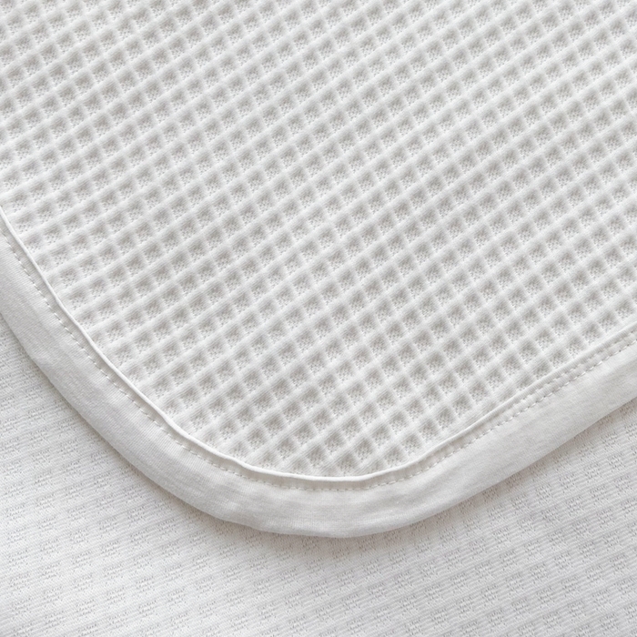 91家纺网 家纺一手货源 找家纺 来菲毛毯 2025新款全棉A类盖毯夏凉被 奶白