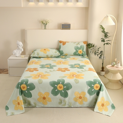 91家纺网 家纺一手货源 找家纺 （总）金泰莱 2025新款三枚段条卷边老粗布凉席三件套床单套件