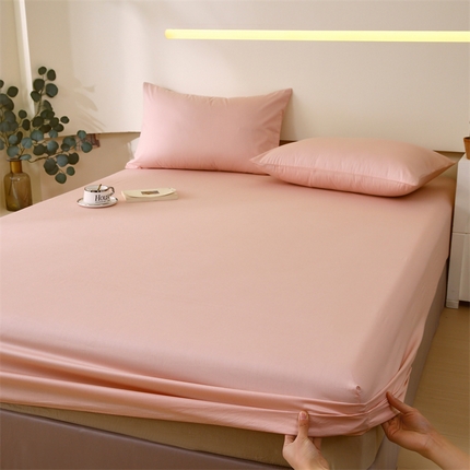 91家纺网 家纺一手货源 找家纺 （总）凯磊家纺 2024新款高支高密.纯色南汐系列单床笠