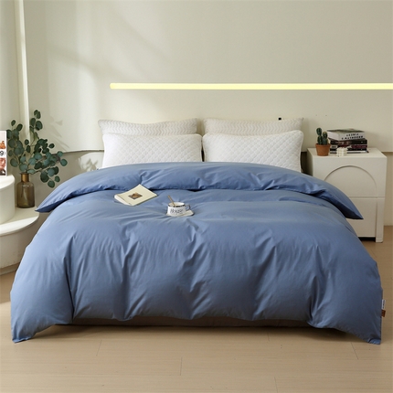 91家纺网 家纺一手货源 找家纺 （总）凯磊家纺 2024新款高支高密.纯色南汐系列单被套