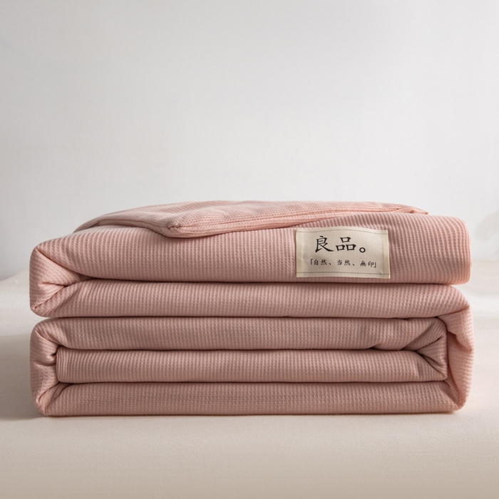 91家纺网 家纺一手货源 找家纺 （总）慕尚 2025新款针织棉华夫格夏被