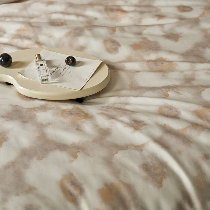 91家纺网 家纺一手货源 找家纺 时年家纺 2024春夏新品莱赛尔天丝印花四件套 北海道