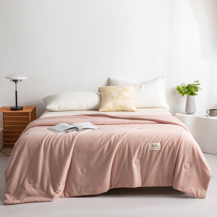 91家纺网 家纺一手货源 找家纺 （总）慕尚 2025新款针织棉华夫格夏被