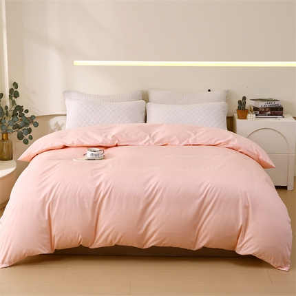 91家纺网 家纺一手货源 找家纺 （总）凯磊家纺 2024新款高支高密.纯色南汐系列单被套