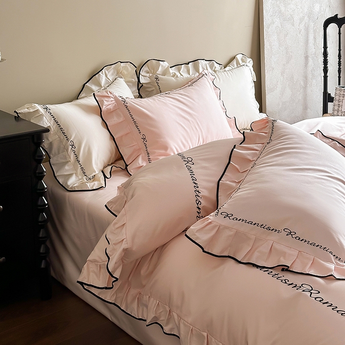 91家纺网 家纺一手货源 找家纺 （总）2024窝米春夏新品100支长绒棉刺绣款四件套