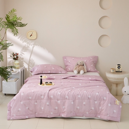 91家纺网 家纺一手货源 找家纺 （总）33家纺 2024新款芙蓉棉印花夏被夏凉被空调被子