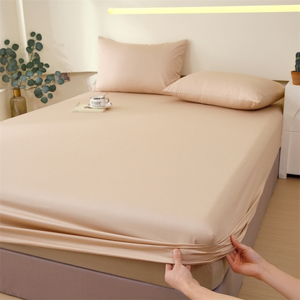 91家纺网 家纺一手货源 找家纺 （总）凯磊家纺 2024新款高支高密.纯色南汐系列单床笠