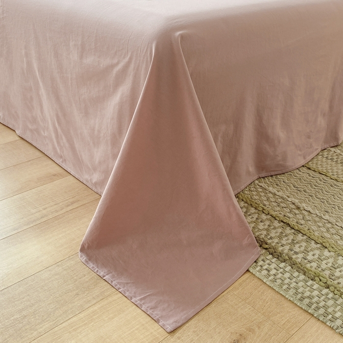 91家纺网 家纺一手货源 找家纺 荔禾家居 2024新款A类全棉水洗棉无染夏被 樱洛粉