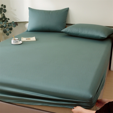 91家纺网 家纺一手货源 找家纺 （总）凯磊家纺 2024新款高支高密.纯色南汐系列单床笠