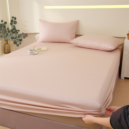 91家纺网 家纺一手货源 找家纺 （总）凯磊家纺 2024新款高支高密.纯色南汐系列单床笠