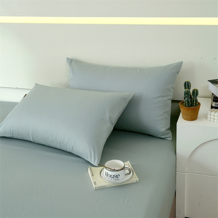 91家纺网 家纺一手货源 找家纺 （总）凯磊家纺 2024新款高支高密.纯色南汐系列单品枕套