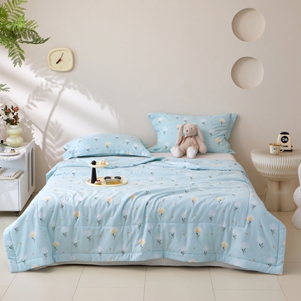 91家纺网 家纺一手货源 找家纺 （总）33家纺 2024新款芙蓉棉印花夏被夏凉被空调被子