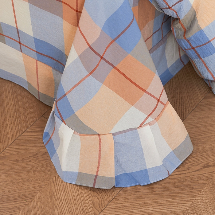 91家纺网 家纺一手货源 找家纺 （总）优姿家纺 2024新款全棉色织水洗棉四件套