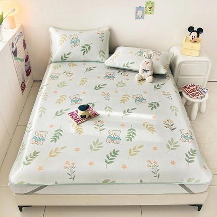 91家纺网 家纺一手货源 找家纺 （总）倾慕2024新款时尚风凉感冰丝席