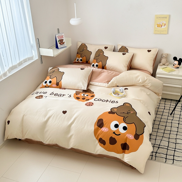 91家纺网 家纺一手货源 找家纺 摩卡家纺 2024新品春夏新品冰丝套件奇趣