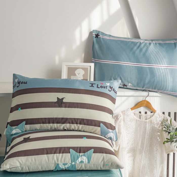 91家纺网 家纺一手货源 找家纺 金泰莱 2025新款全棉四件套纯棉四件套斜纹印花四件套 星愿