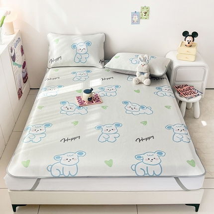 91家纺网 家纺一手货源 找家纺 （总）倾慕2024新款时尚风凉感冰丝席