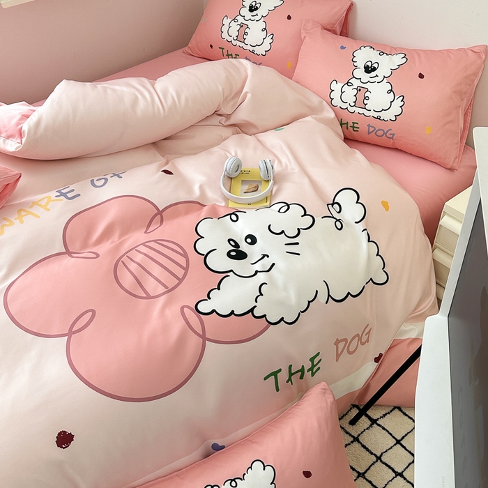 91家纺网 家纺一手货源 找家纺 摩卡家纺 2024新品春夏新品冰丝套件尤克里