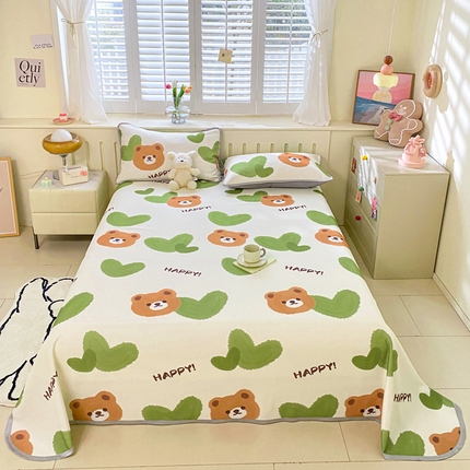 91家纺网 家纺一手货源 找家纺 （总）吾诺家居 2024新款数码印花酷赛尔针织凉席三件套