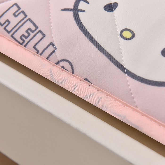 91家纺网 家纺一手货源 找家纺 宝贝优选 2024新款A类针织棉三丽鸥床垫 常规款凯蒂猫