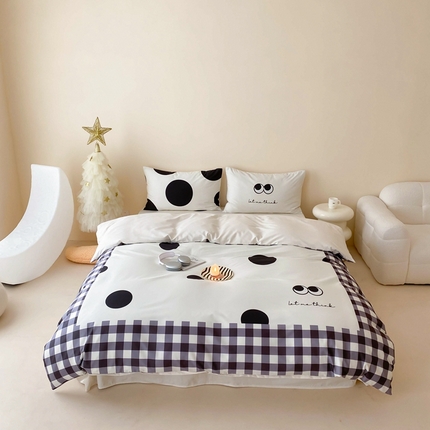 91家纺网 家纺一手货源 找家纺 （总）桃喜 2024新款13372大版数码印花系列四件套