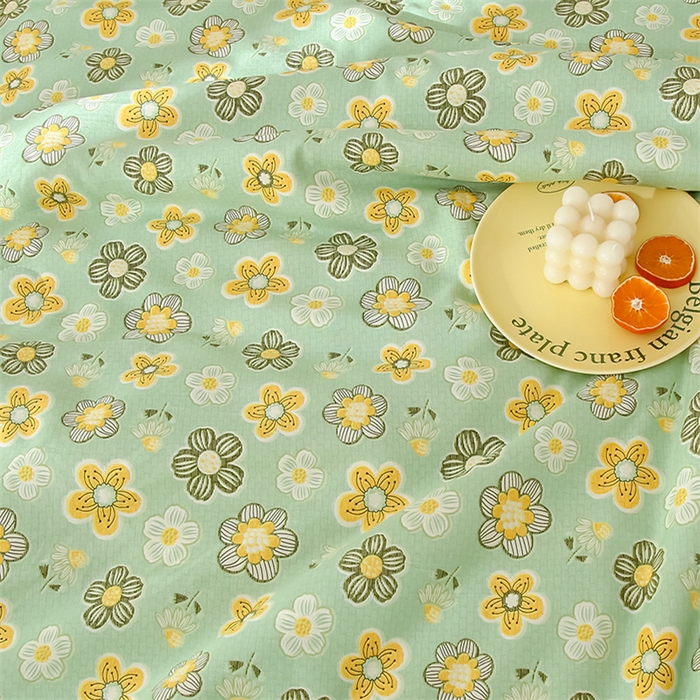 91家纺网 家纺一手货源 找家纺 爱宝被业 2025新款水洗棉麻双层纱夏凉被 花漾