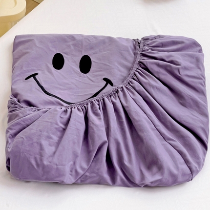 91家纺网 家纺一手货源 找家纺 （总）梦家居 2024新款全棉水洗棉刺绣单床笠