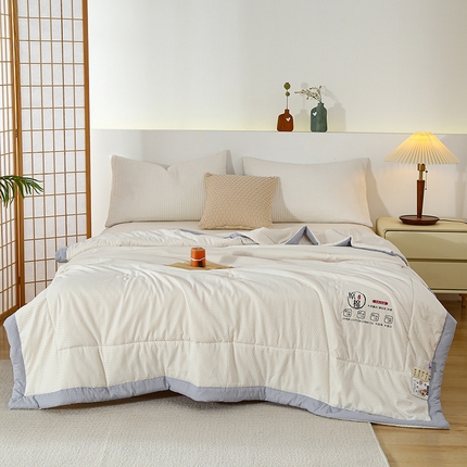 91家纺网 家纺一手货源 找家纺 （总）爱宝被业 2025新款泡泡纱夏被