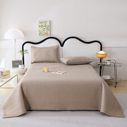 91家纺网 家纺一手货源 找家纺 （总）家喜爱 2024新款A类水洗棉麻床盖三件套