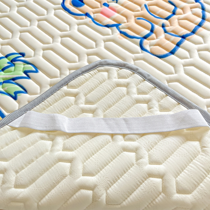 91家纺网 家纺一手货源 找家纺 沐慕 2024新款小清新印花乳胶凉席 动物派对