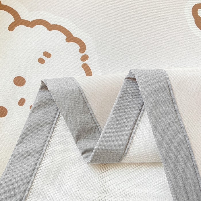 91家纺网 家纺一手货源 找家纺 博雅 2024新款1200D大版牛奶冰丝席 消消乐