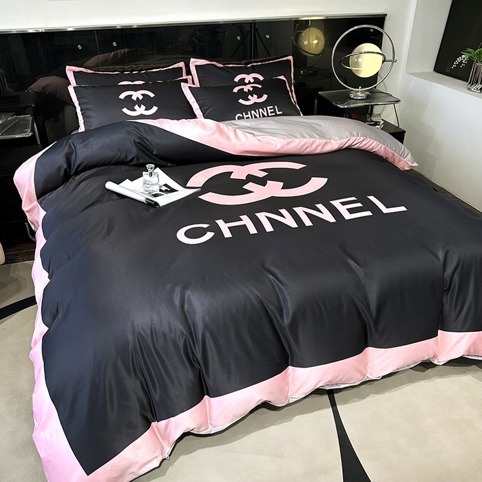 91家纺网 家纺一手货源 找家纺 摩卡家纺 2024新品水洗真丝轻奢系列黑粉香