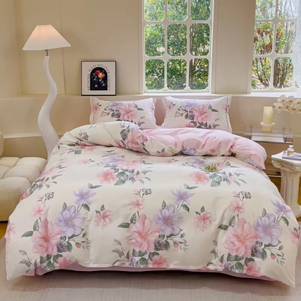 91家纺网 家纺一手货源 找家纺 （总）玖琳家纺  2025新款40s贡缎纯棉13372四件套