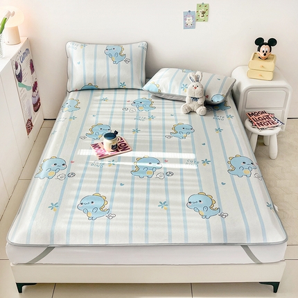 91家纺网 家纺一手货源 找家纺 （总）倾慕2024新款时尚风凉感冰丝席