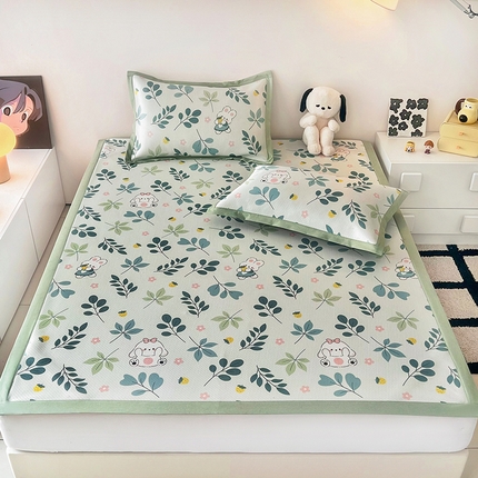 倾慕2024新款满天星提花凉席 叶小兔