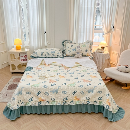 91家纺网 家纺一手货源 找家纺 （总）恒爱家纺 2024新款韩版泡泡棉系列单床盖