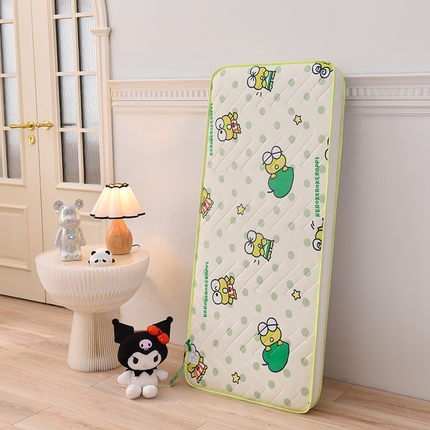 91家纺网 家纺一手货源 找家纺 宝贝优选 2024新款A类针织棉三丽鸥床垫 立体大眼蛙