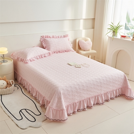 恒爱家纺 2024新款泡泡公主单床盖 泡泡公主-公主粉